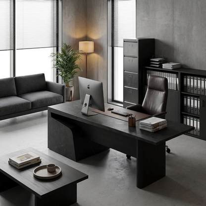 Modern Stone-Look Bench