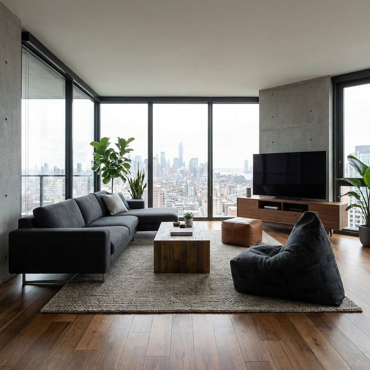 Modern Bean Bag Lounge Chair